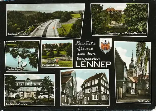 Remscheid-Lennep Teilansichten gl1972 132.444