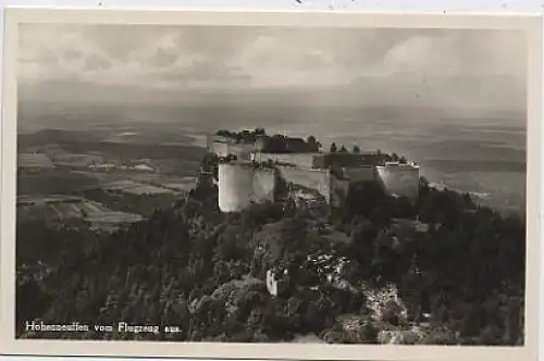 Hohenneuffen vom Flugzeug aus ngl 37.374