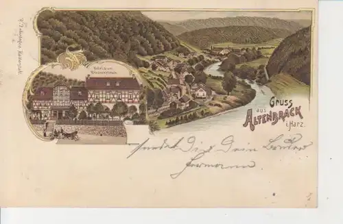 Altenbrack Litho Hotel Brauner Hirsch gl1900 91.000