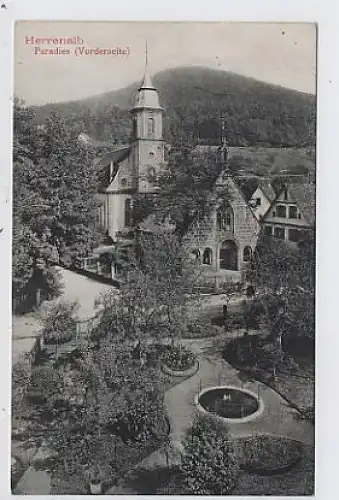 Herrenalb kath. Kirche Park gl1911 34.636