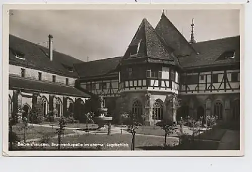 Bebenhausen, Brunnenkapelle im Jagdschloß gl1942 33.962