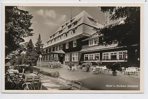 Feldberg Hotel und Kurhaus Hebelhof ngl 34.667