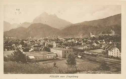 Füssen Panorama gl1927 123.276