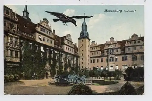 Merseburg, Schlosshof gl1908 33.980