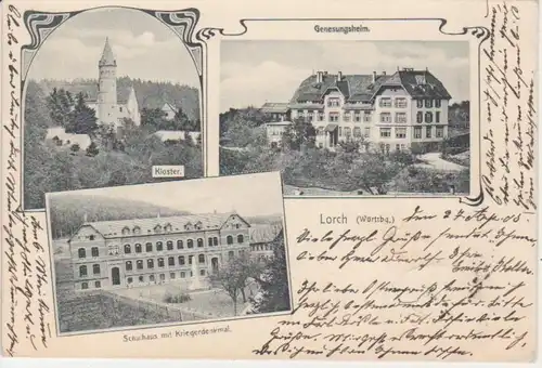 Lorch Schulhaus Genesungshaus Kloster gl1905 74.189