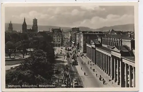 Stuttgart Königsbau Königsstraße gl1936 37.610