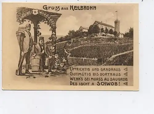 Gruß aus Heilbronn Gedicht Weinlese ngl 43.331