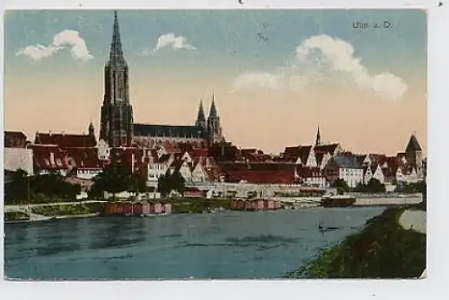 Ulm a.D. Münster feldpgl1918 34.896