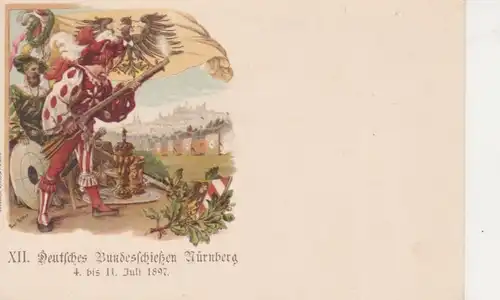 Nürnberg 12. Dt. Bundesschießen 1897 ngl 74.424