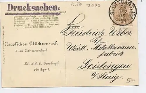 Stuttgart Altes Schloß gl1905 37.670