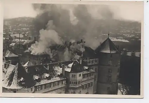 Stuttgart / Schlossbrand 1931 ngl 37.440