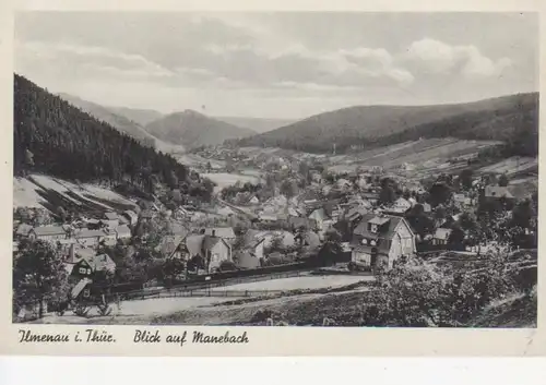 Ilmenau Blick auf Manebach ngl 89.800