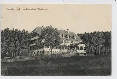 Großherzogl. Landessolbad Dürrheim gl1911 34.246