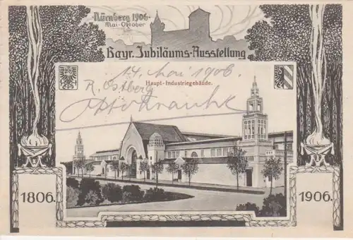 Nürnberg Bayr. Jubiläumsausstellung gl1906 74.436