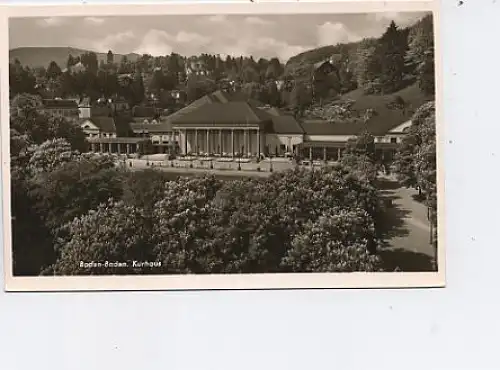 Baden-Baden Blick auf das Kurhaus ngl 46.202