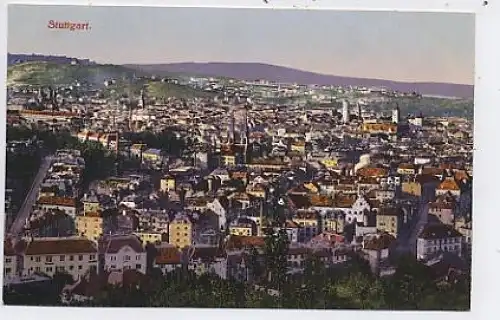 Stuttgart Ansicht von oben ngl 37.605