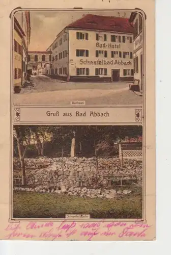 Bad Abbach Kurhaus und Schwefelquelle gl1937 74.873