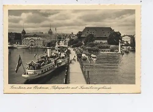 Konstanz a.B Hafen u. Konsiliumsgebäude ngl 46.372