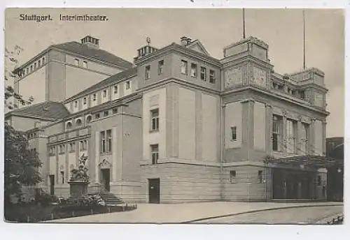 Stuttgart Interimtheater gl1909 38.016