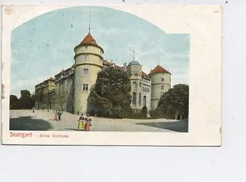 Stuttgart Altes Schloß um 1910 gl~1910? 46.588