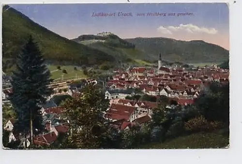 Luftkurort Urach vom Hochberg aus gesehen gl1919 34.194