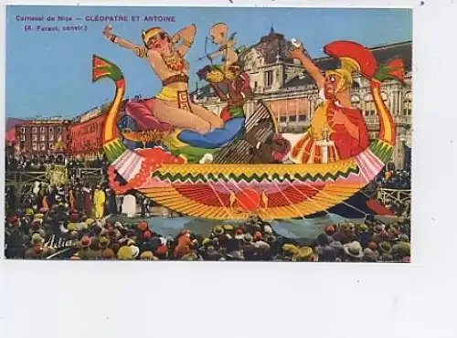 Carnavale de Nice - Cléopatra et Antoine ngl 46.358