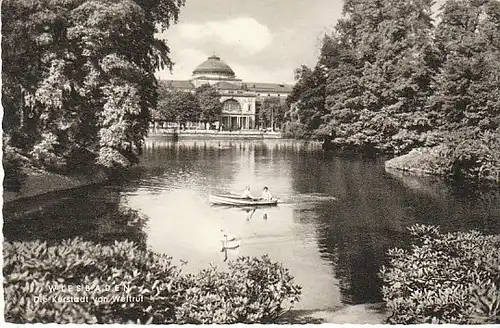 Wiesbaden Kurpark mit Kurhaus ngl B9551