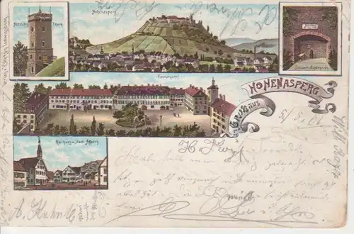Hohenasperg Litho Festungsansichten glca.1900 74.233