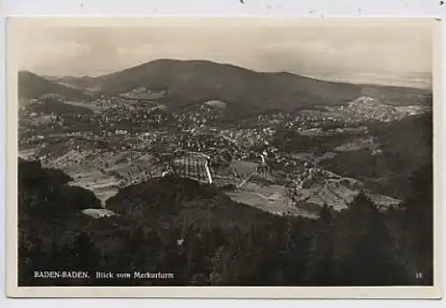 Baden-Baden Blick vom Merkurturm ngl 34.559