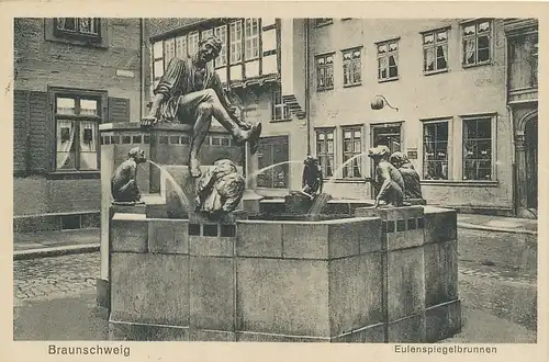 Braunschweig Eulenspiegelbrunnen gl1928 116.917