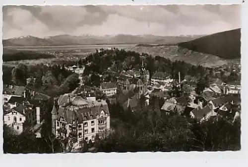 Badenweiler Gesamtansicht Fotokarte gl1958 34.315