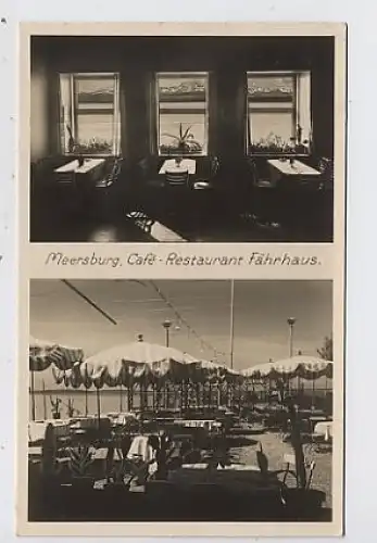 Meersburg Cafe Restaurant Fährhaus gl1934 34.331