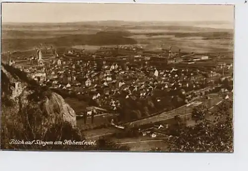 Singen/Hohentwiel Gesamtansicht Fotokarte ngl 34.390