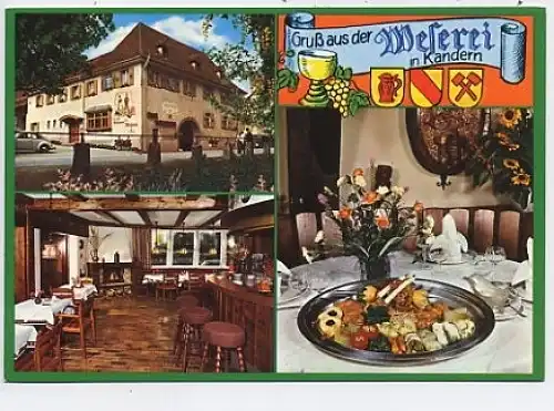 Kandern Gasthaus und Hotel zur Weserei ngl 43.980