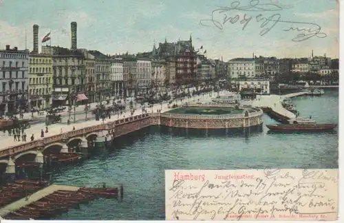 Hamburg Jungfernstieg gl1905 98.197