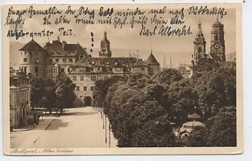 Stuttgart Altes Schloß gl1931 37.631