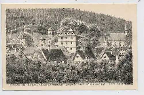 Hirsau Schloss- Klosterruinen Künstlerkarte ngl 34.510