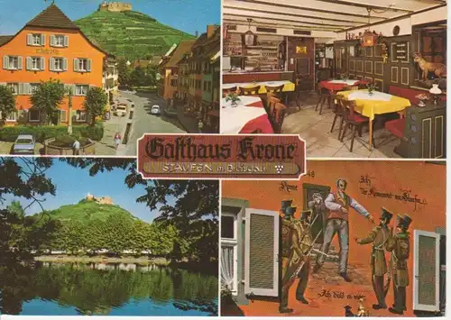 Staufen/Breisgau Gasthaus Krone MehrbildAK ngl 74.358