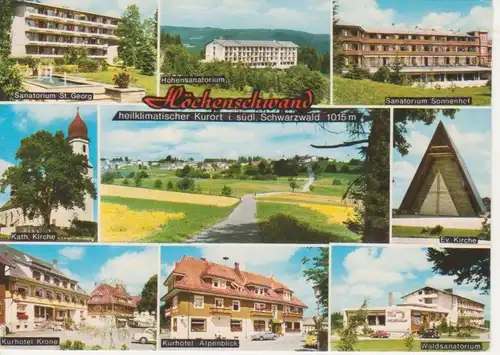 Höchenschwand Mehrbildkarte gl1984 74.384