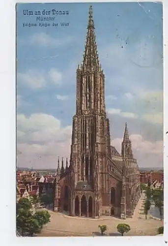 Ulm a.D. Münster höchste Kirche der Welt gl1933 38.335