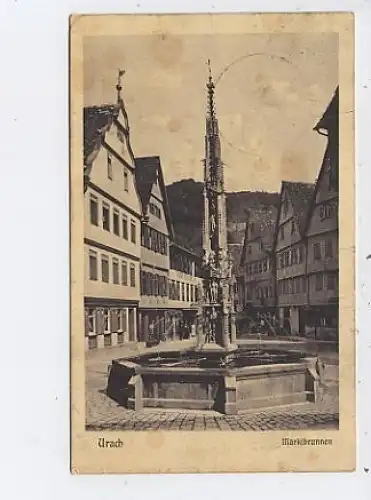 Luftkurort Urach - Marktbrunnen gl1913 37.789