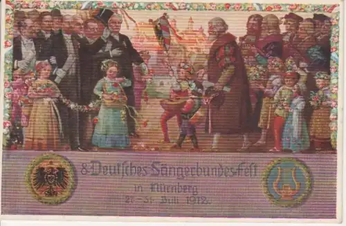 Nürnberg 8. Deutsches Sängerbundesfest gl1912 74.413
