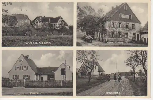 Wippenau Gasthaus F. Henniger, Forsthaus gl1943 74.986