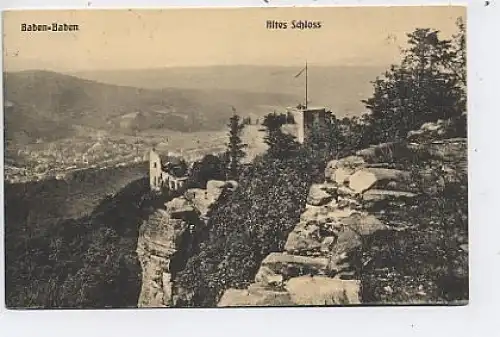 Baden-Baden, Altes Schloß gl1911 37.872