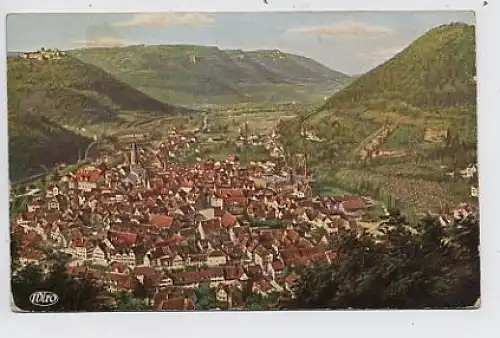 Urach mit Ruine Hohenurach ngl 34.184