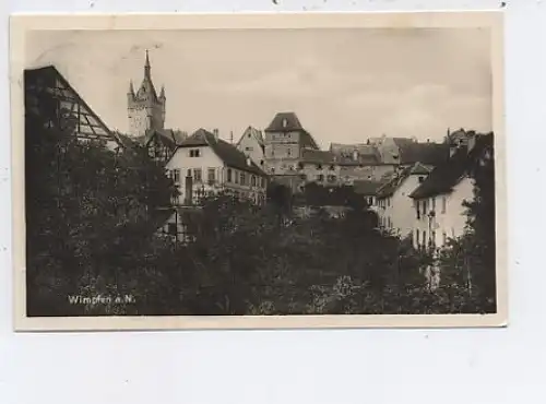 Wimpfen am Neckar Teilansicht gl1927 43.396