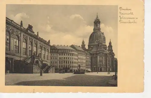 Dresden Neumarkt Johanneum Frauenkirche gl1935 75.813