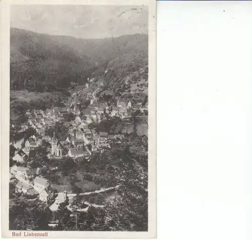 Bad Liebenzell Teilansicht gl1917 25.634