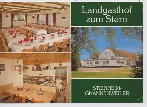 Steinheim-Gnannenweiler Landgasthof Stern ngl 34.593