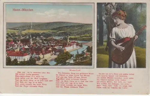 Hann.Münden Weserlied Musikerin gl~1920? 65.241